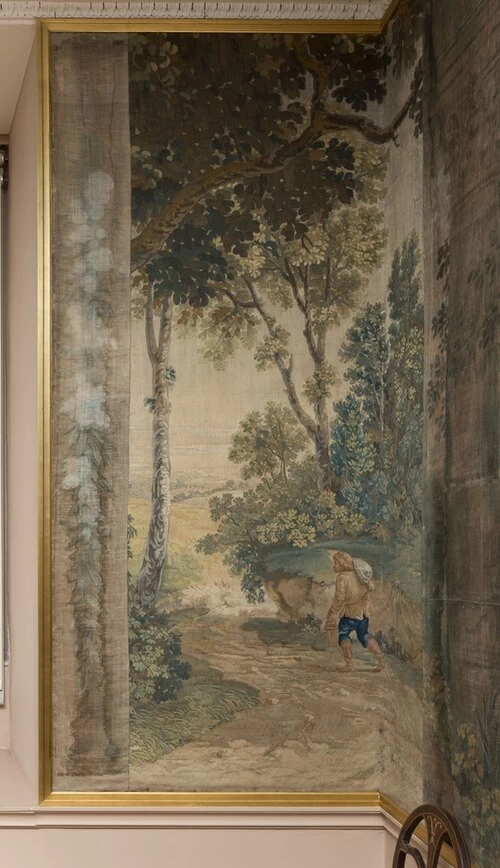 Arazzo raffigurante un paesaggio all'italiana 1